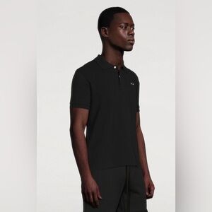Mens Comme Des Garçons Cotton Heart Polo Shirt XL